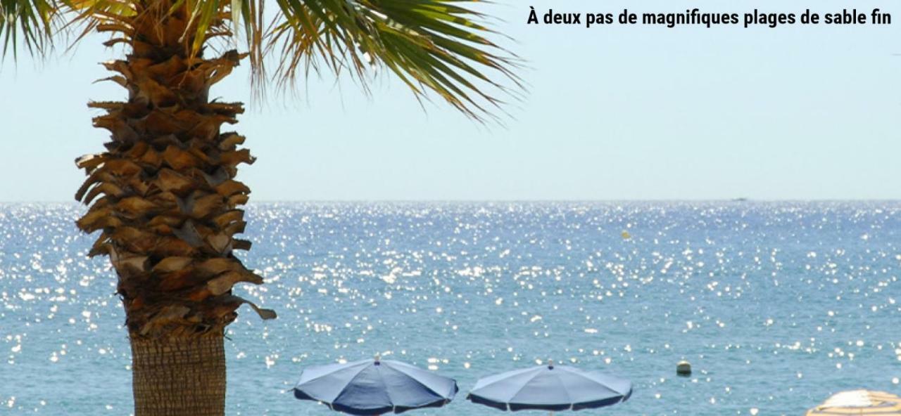 Hotel Sable Et Soleil - Port, Plage Et Jacuzzi Prive Frejus Exterior photo